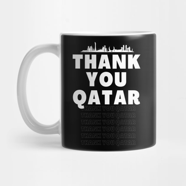 Thank you Qatar, Qatar by Lovelybrandingnprints